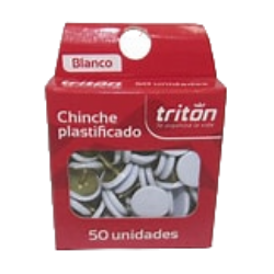 CHINCHE PLASTIFICADO BLANCO...