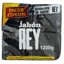 JABON REY X 300 GR PAQ X 4