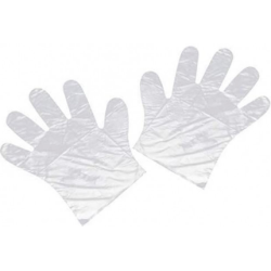 GUANTES DESECHABLES MULTIUSOS (PLASTICO) EN POLIETILENO TALLA UNICA PAQX100